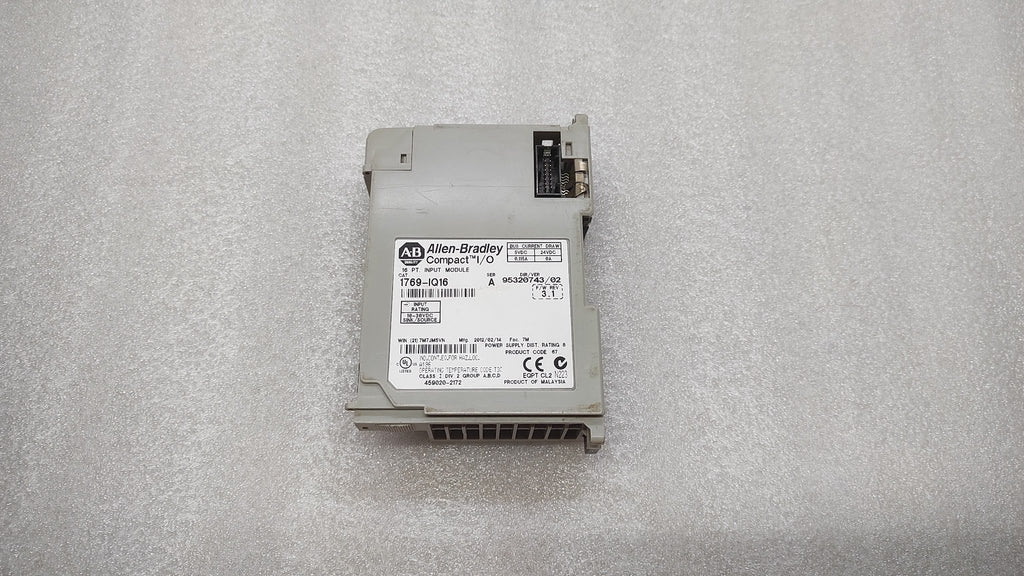 ALLEN BRADLEY CAT 1769-IQ16 COMPACT I/O MODULE