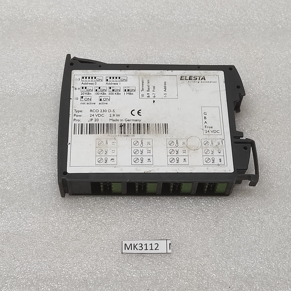 ELESTA RCO 230 D-S RELAY 24VDC