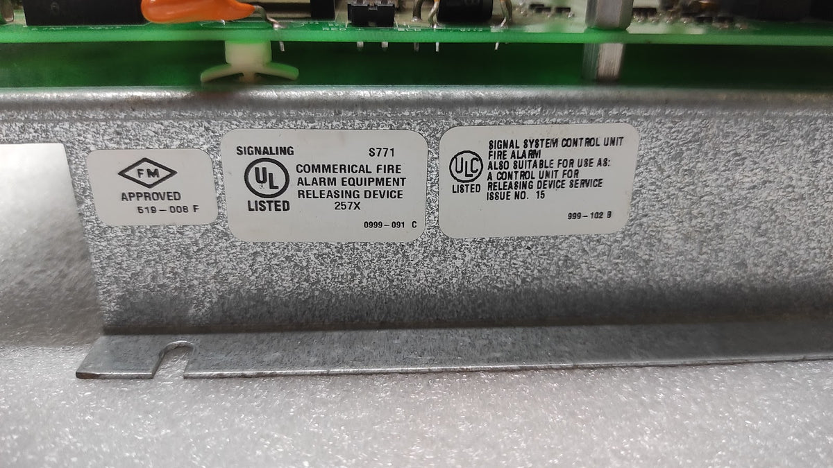 FIRE ALARM EQUIPMENT 257X 0999-091-C ALARM SYSTEM 566-353