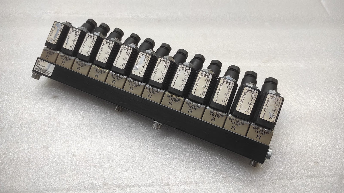 BURKERT 6012 T 1.2 FKM PA FLUID CONTROL SYS VALVE 24VDC LOT OF 12 UNIT