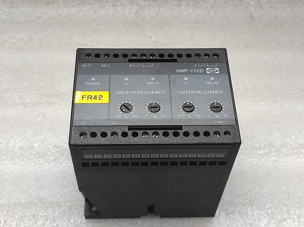 DEIF RMF-112D FREQUENCY RELAY 110VAC