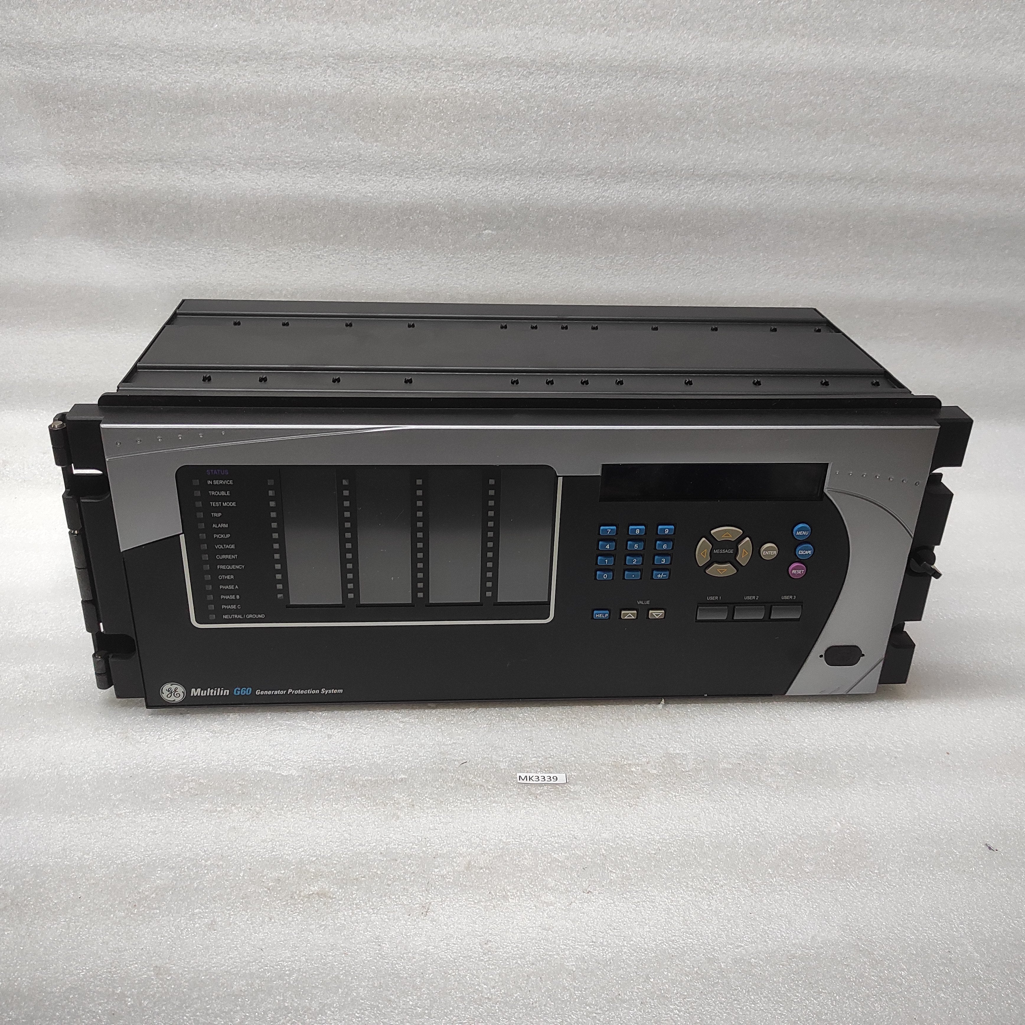 GE MULTILIN G60 G60E00HKHF8LH6DMXXPXXUXXWXX GENERATOR PROTECTION SYSTEM 1601-011