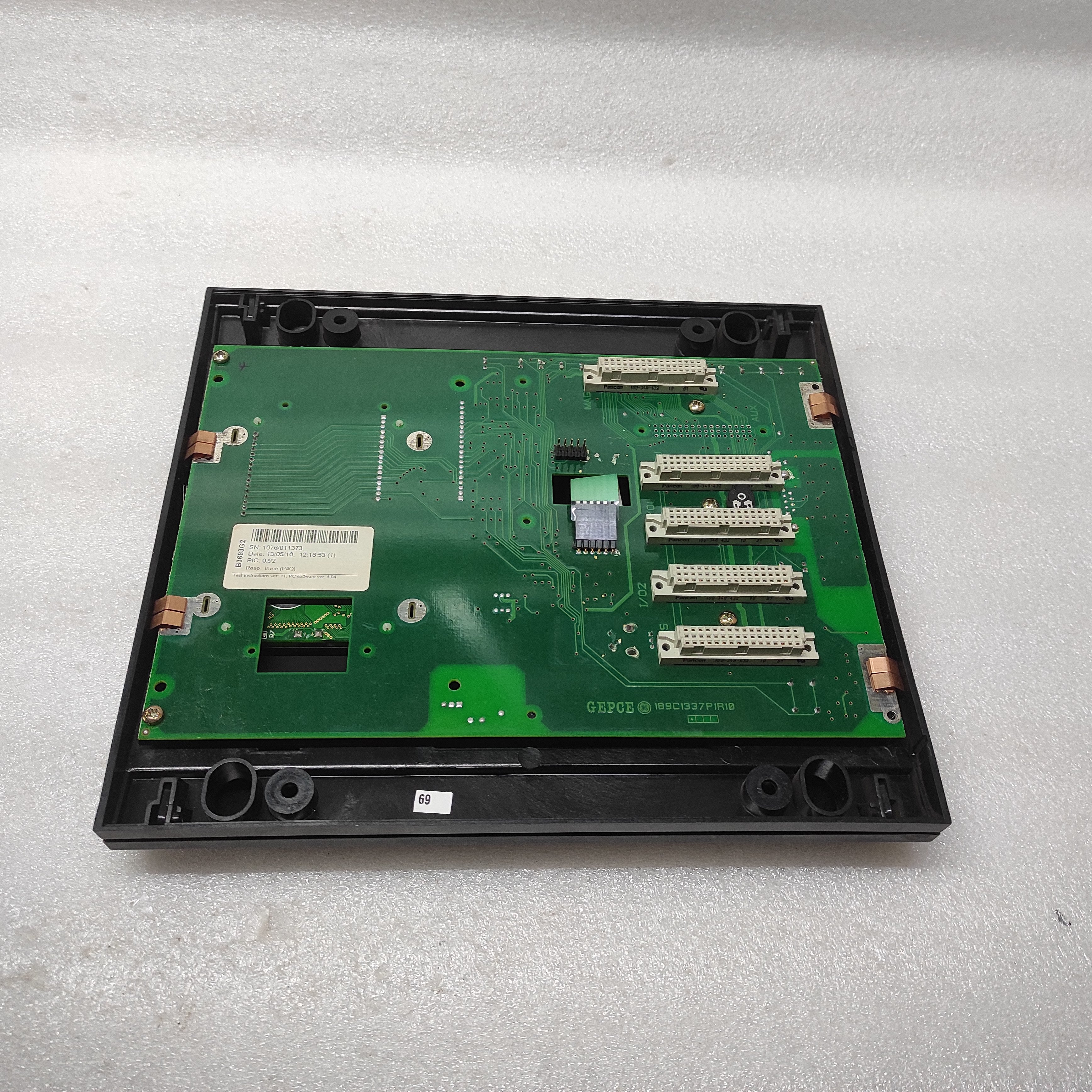 GE MULTILIN 650 BAY CONTROLLER FRONT DISPLAY 189C1337P1R10