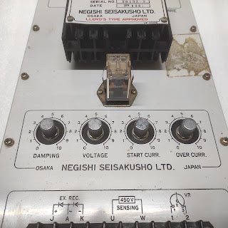 NEGISHI SEISAKUSHO RP-3CS-4S AUTOMATIC VOLTAGE REGULATOR 450VAC