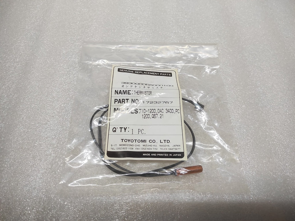 TOYOTOMI 17232767 THERMISTOR FOR TID1200 DAC3400 PC1200 Q67.21