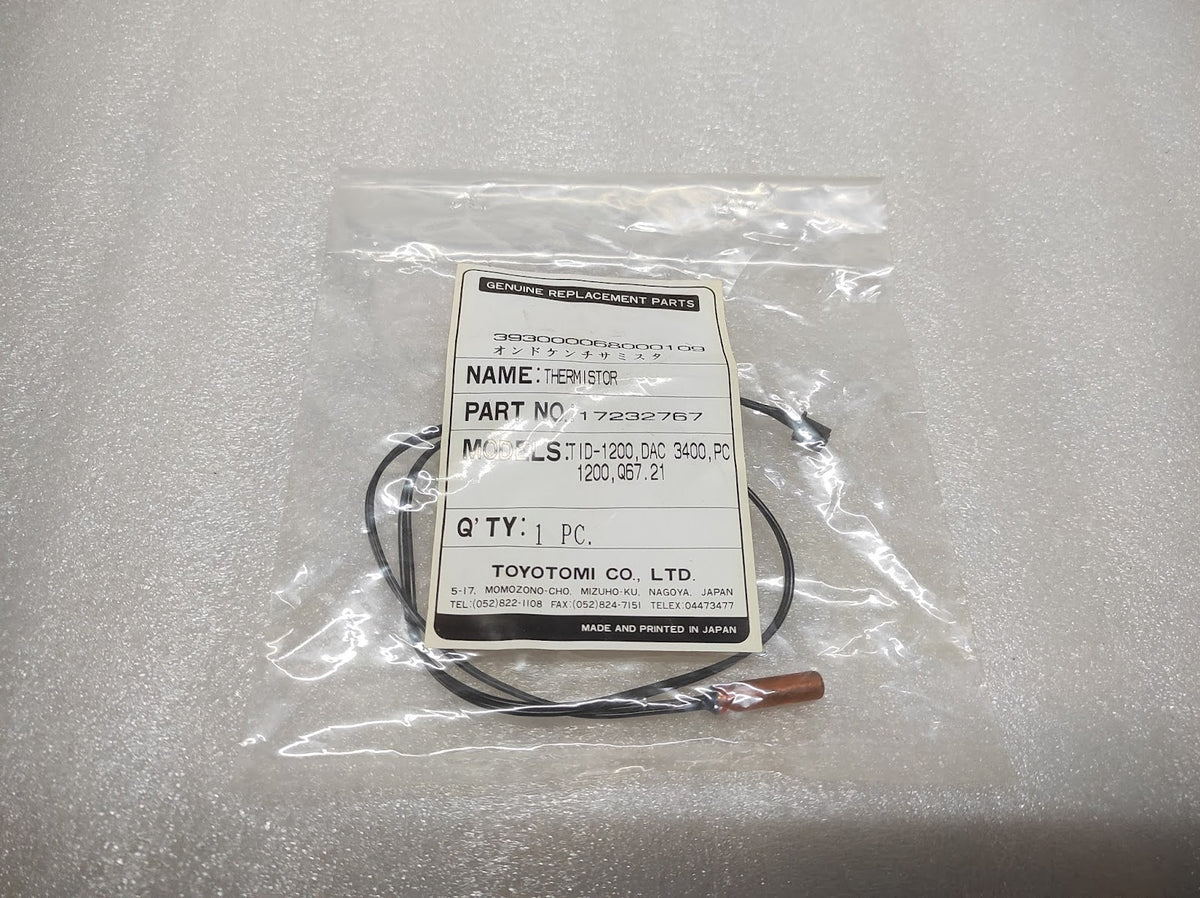 TOYOTOMI 17232767 THERMISTOR FOR TID1200 DAC3400 PC1200 Q67.21