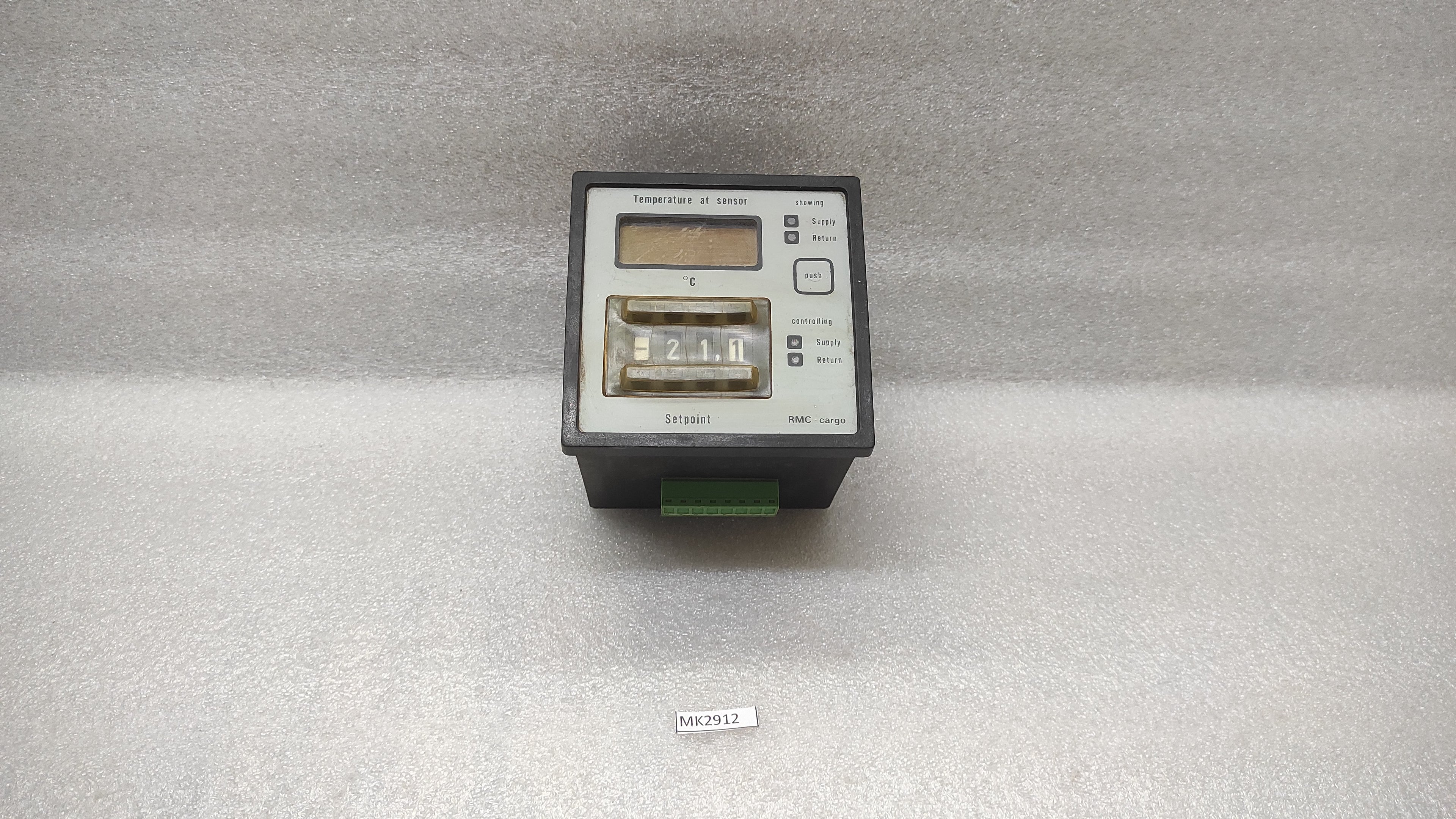 REFRIGERATING MACHINE CONTROLS RMC CARGO PC/DD TEMPERATURE CONTROLLER