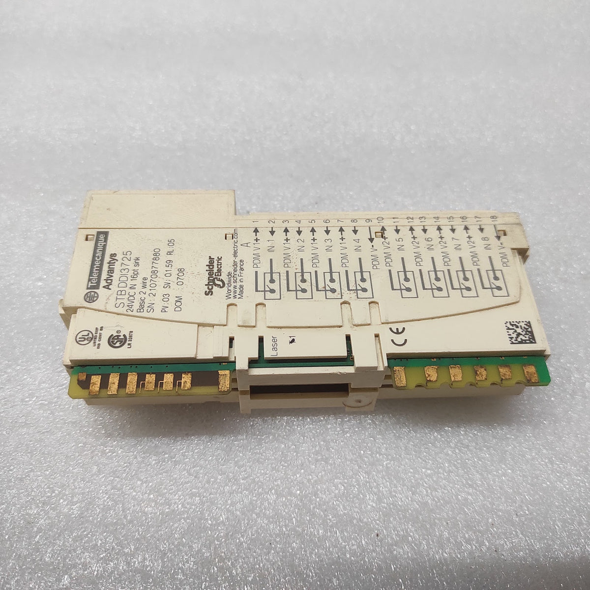 SE STB DDI3725 DIGITAL INPUT MODULE DDI3725 24VDC
