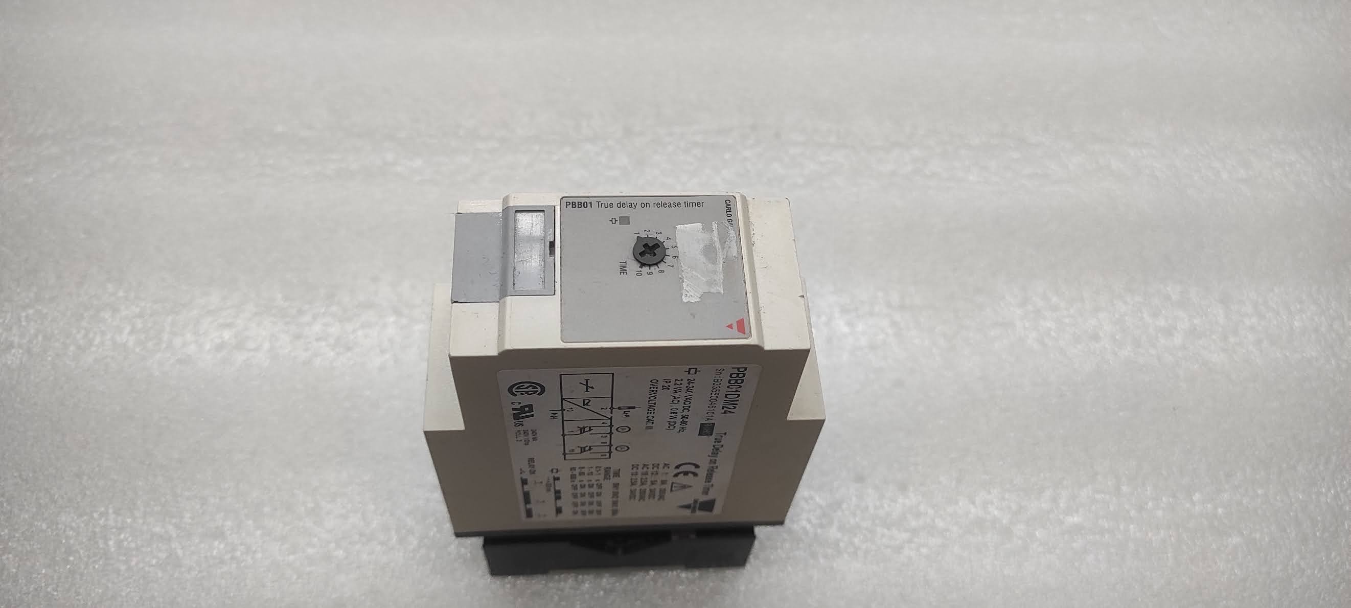 CARLO GAVAZZI PBB01DM24 TRUE DELAY  ON RELEASE TIMER 24-240VAC/DC