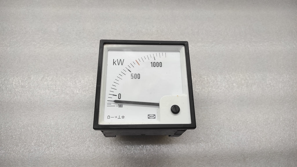 DEIF KW METER 100036913.30 KILOWATT METER 115VAC 1500/5A