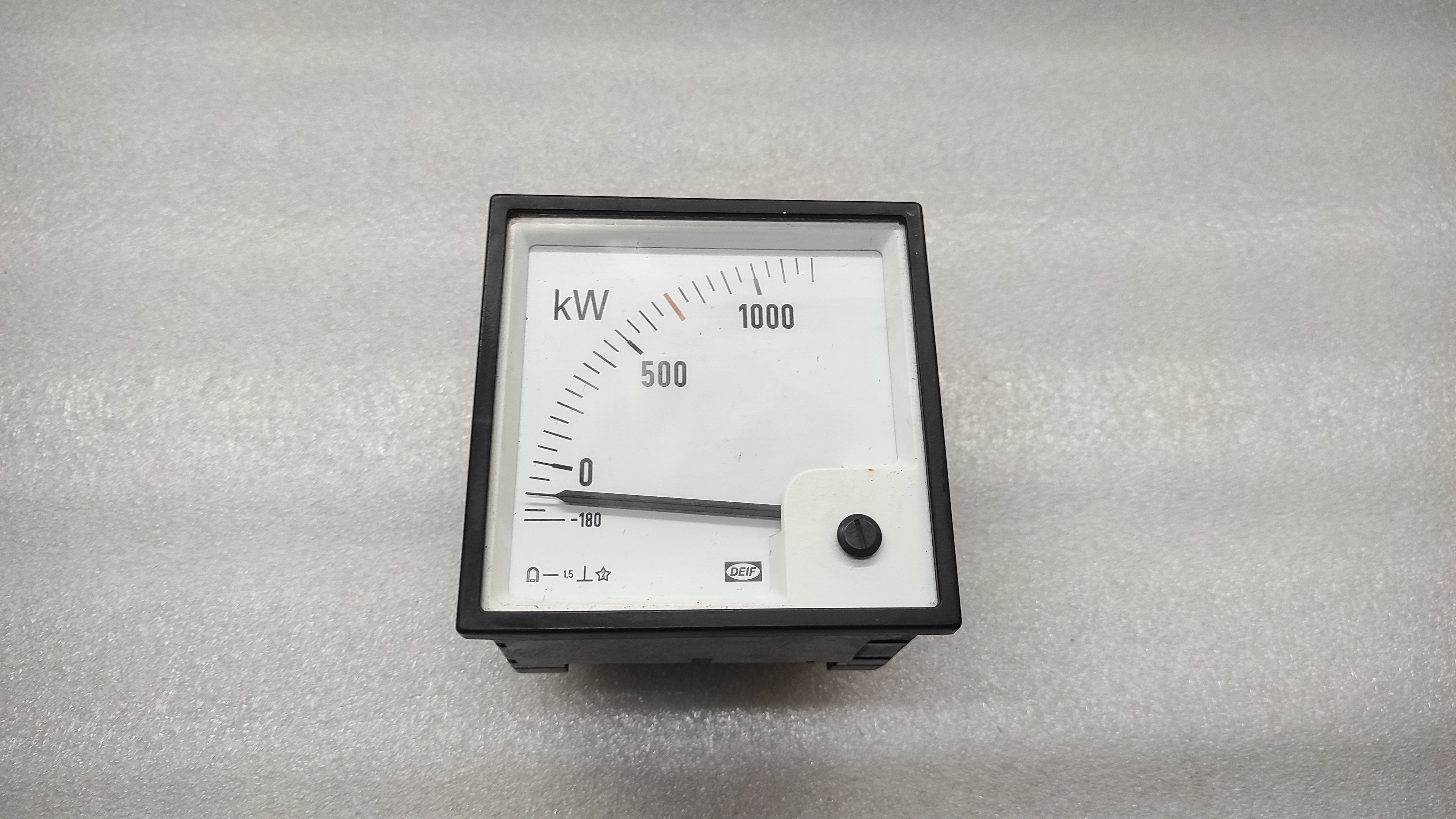 DEIF KW METER 100036913.30 KILOWATT METER 115VAC 1500/5A