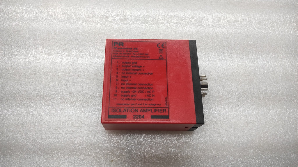 PR ELECTRONICS 2204 ISOLATION AMPLIFIER