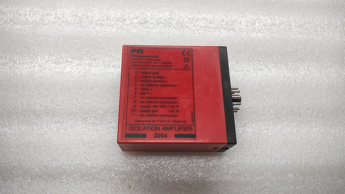 PR ELECTRONICS 2204 ISOLATION AMPLIFIER