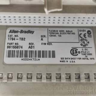 ALLEN BRADLEY CAT 1794-OB16 SERIES A 1794-TB2 96155874