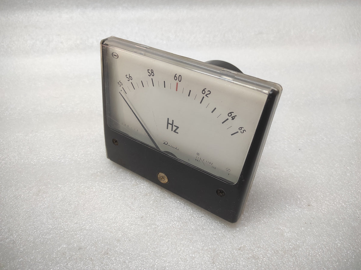 DAIICHI LAK-12 FREQUENCY METER 55-65 Hz