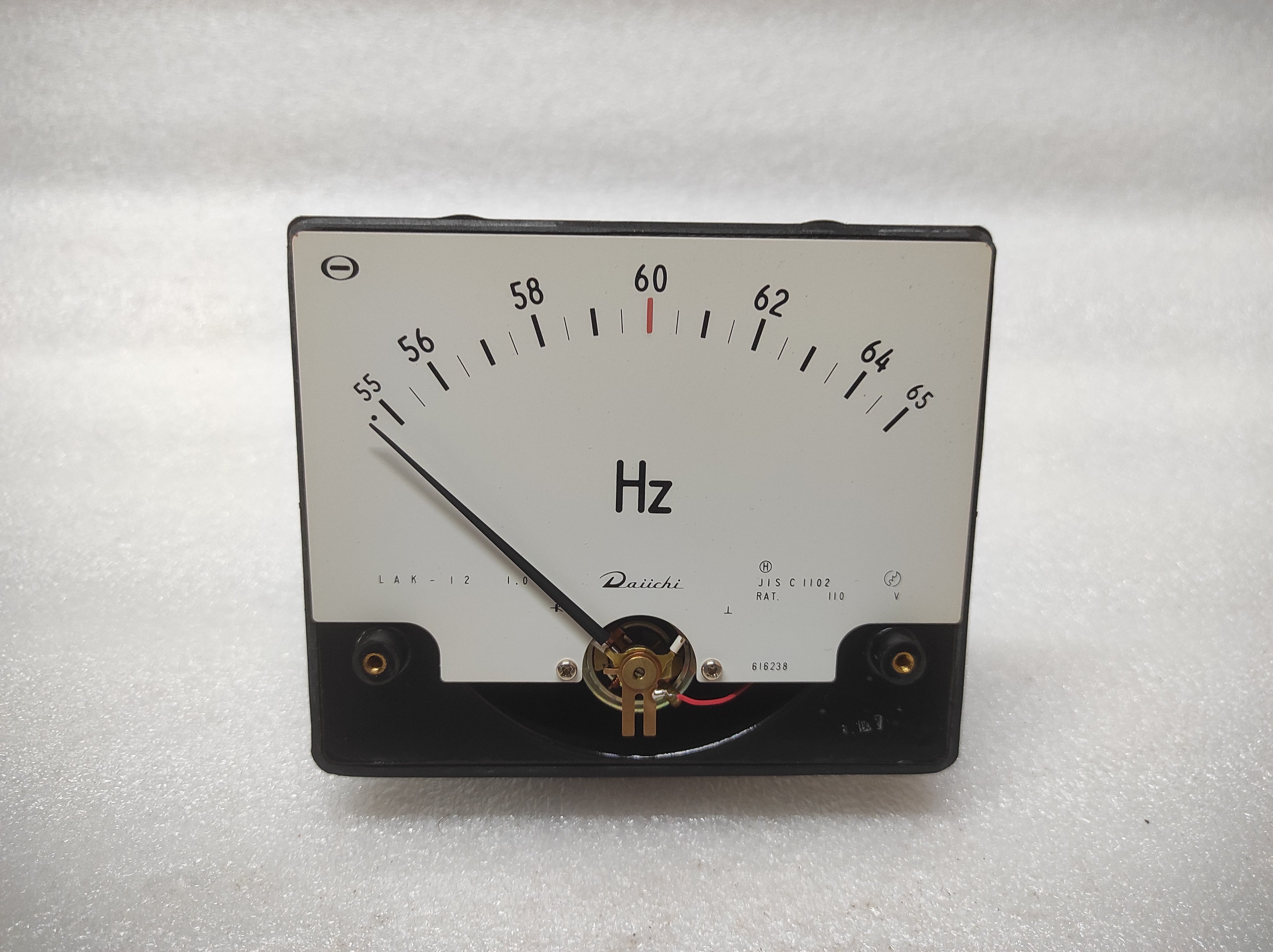 DAIICHI LAK-12 FREQUENCY METER 55-65 Hz