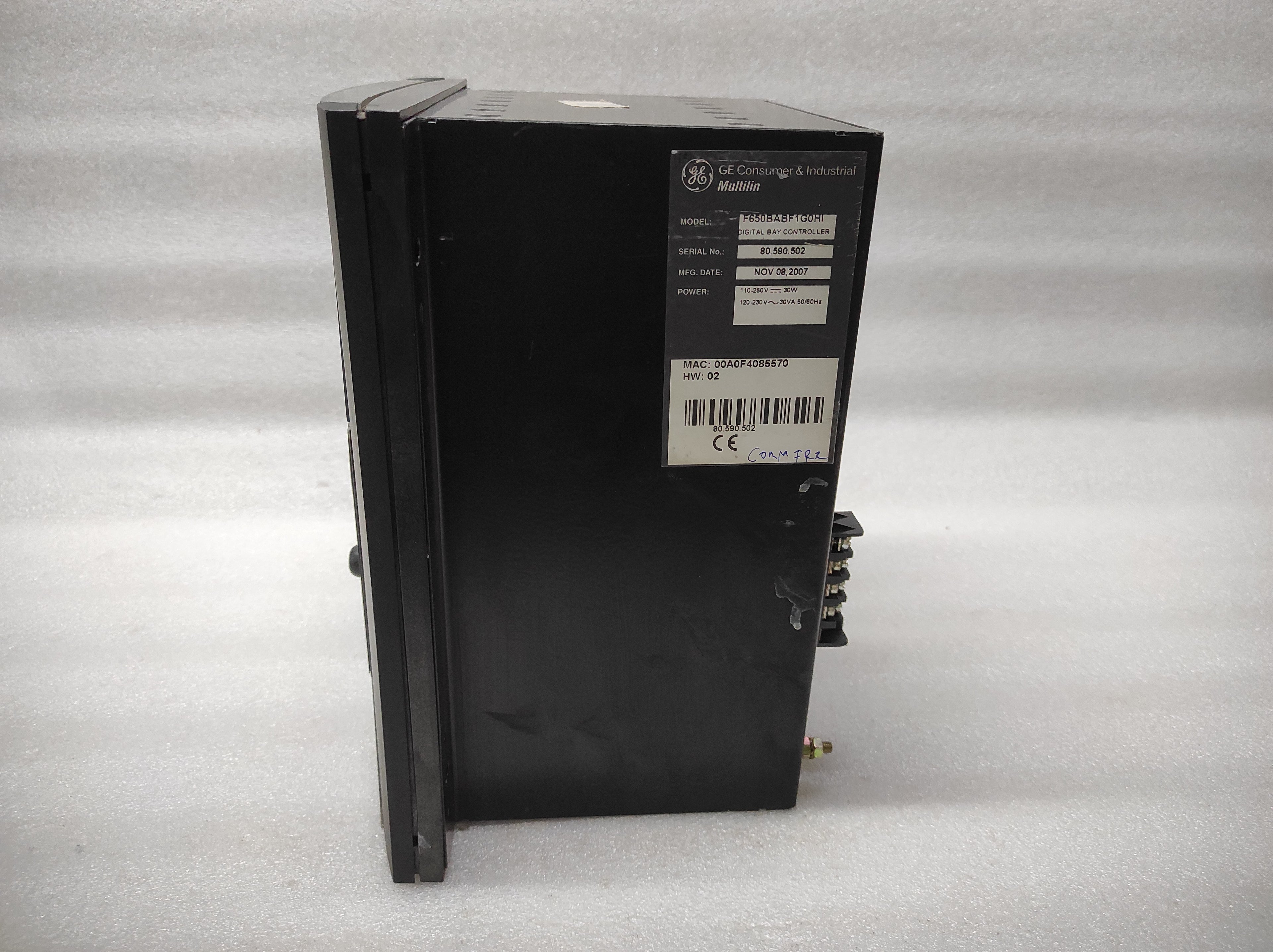 GE MULTILIN 650 F650BABF1G0HI DIGITAL BAY CONTROLLER 110-250VDC/120-230VAC