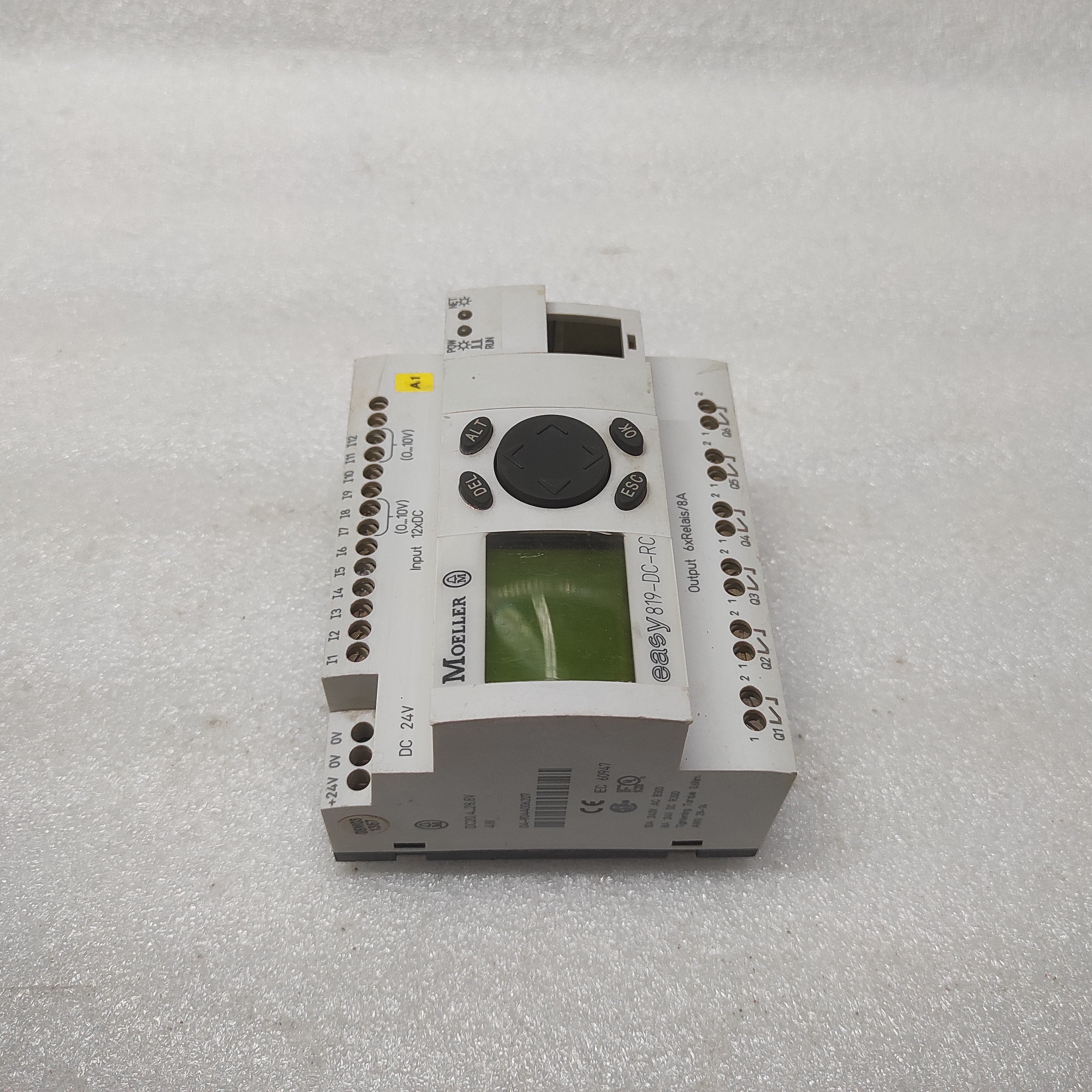 MOELLER EASY 819-DC-RC PROGRAMMABLE RELAY 24VDC
