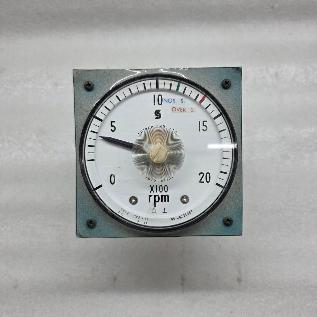 SHINKO DVF-11 ANALOG RPM METER