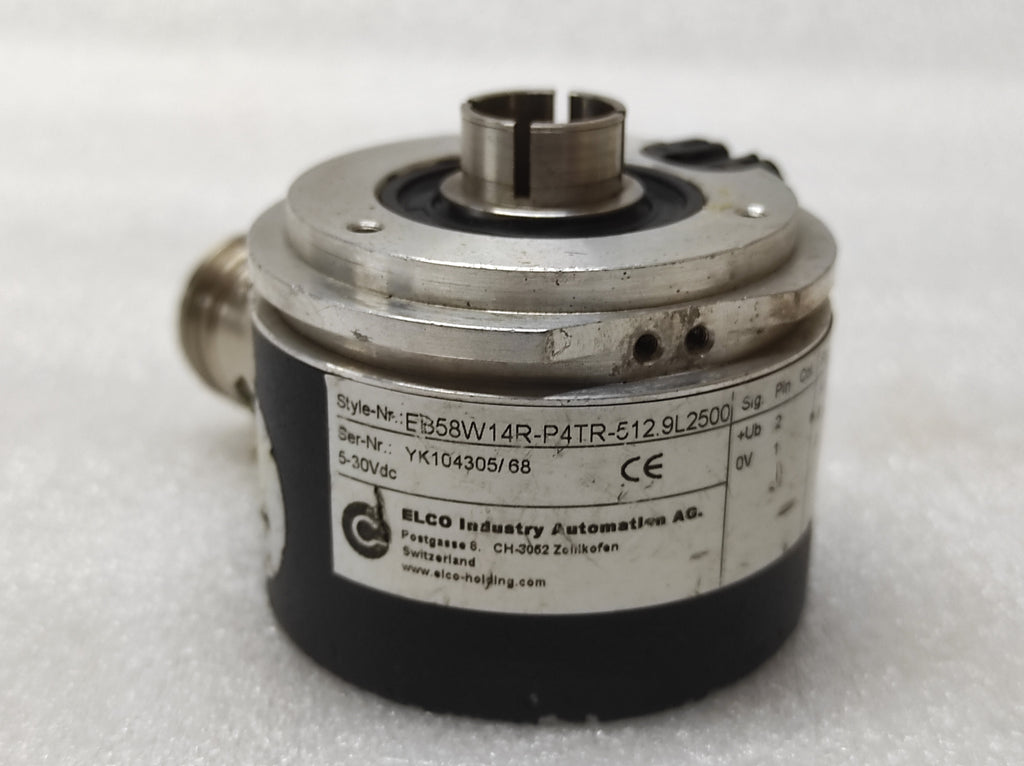 ELCO INDUSTRY AUTOMATION EB58W14R-P4TR-512.9L2500 ENCODER
