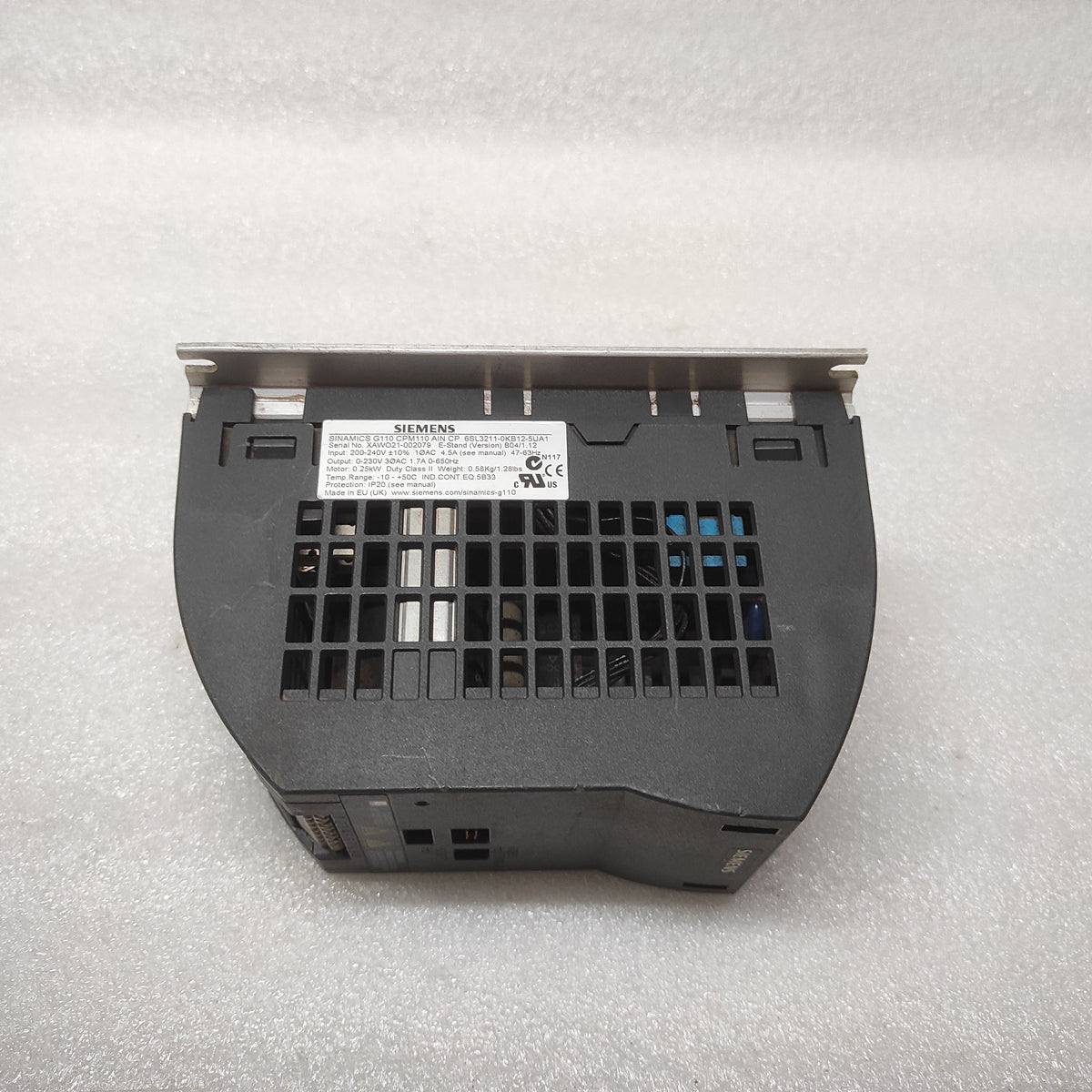 SIEMENS SINAMICS G110 CPM110 0.25 kW 6SL3211-0KB12-5UA1