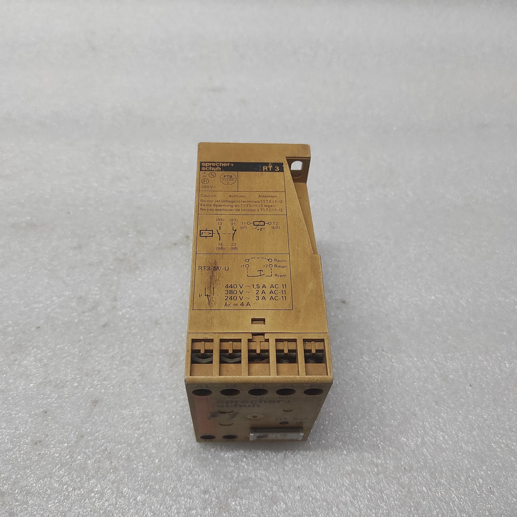 SPRECHER + SCHUH RT 3-A THERMISTOR PROTECTOR RELAY 220-230V
