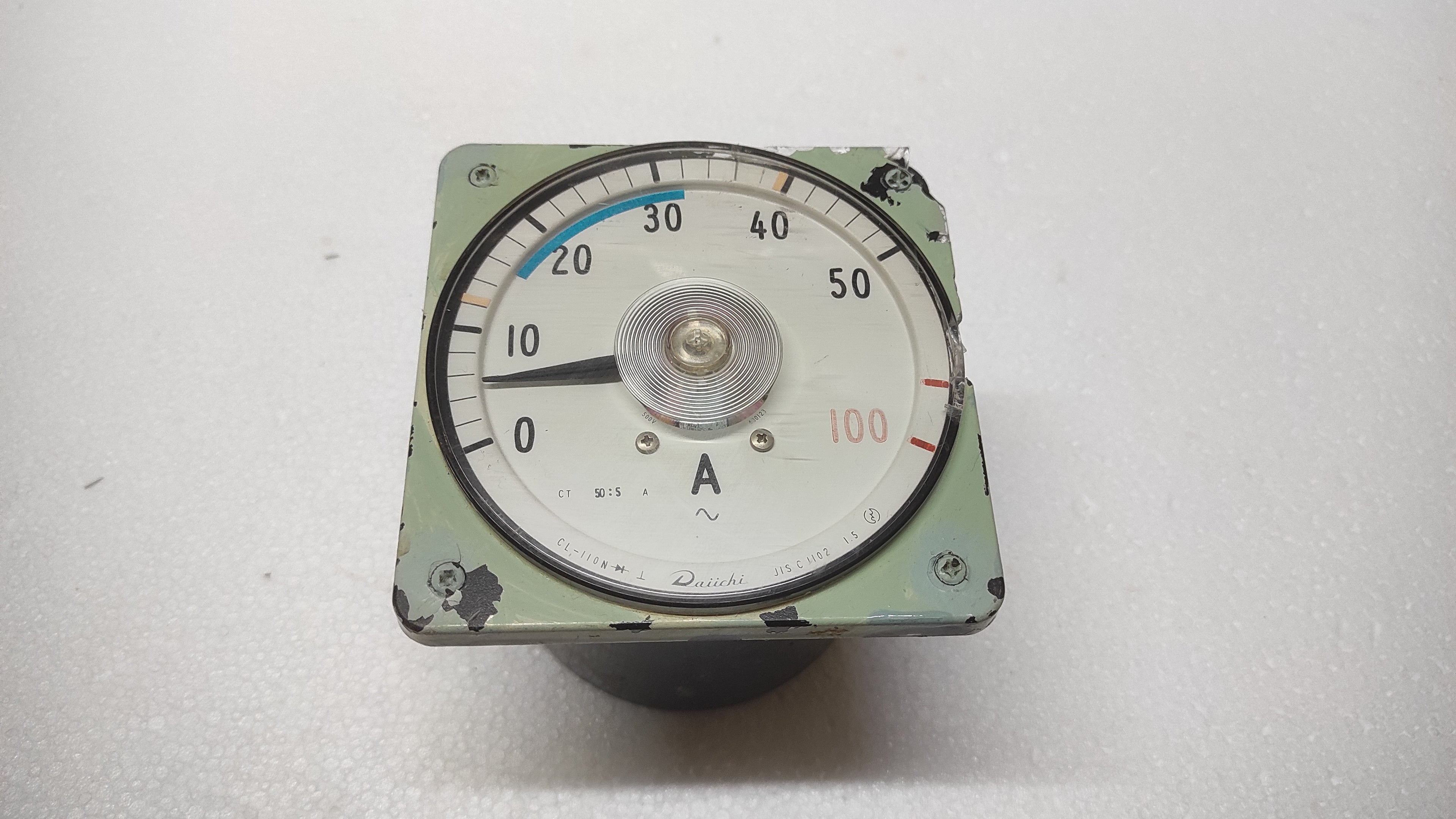DAIICHI CL-110N AMMETER JIS C 1102 CT 50/5A