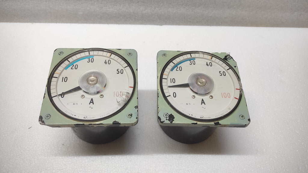 DAIICHI CL-110N AMMETER JIS C 1102 CT 50/5A