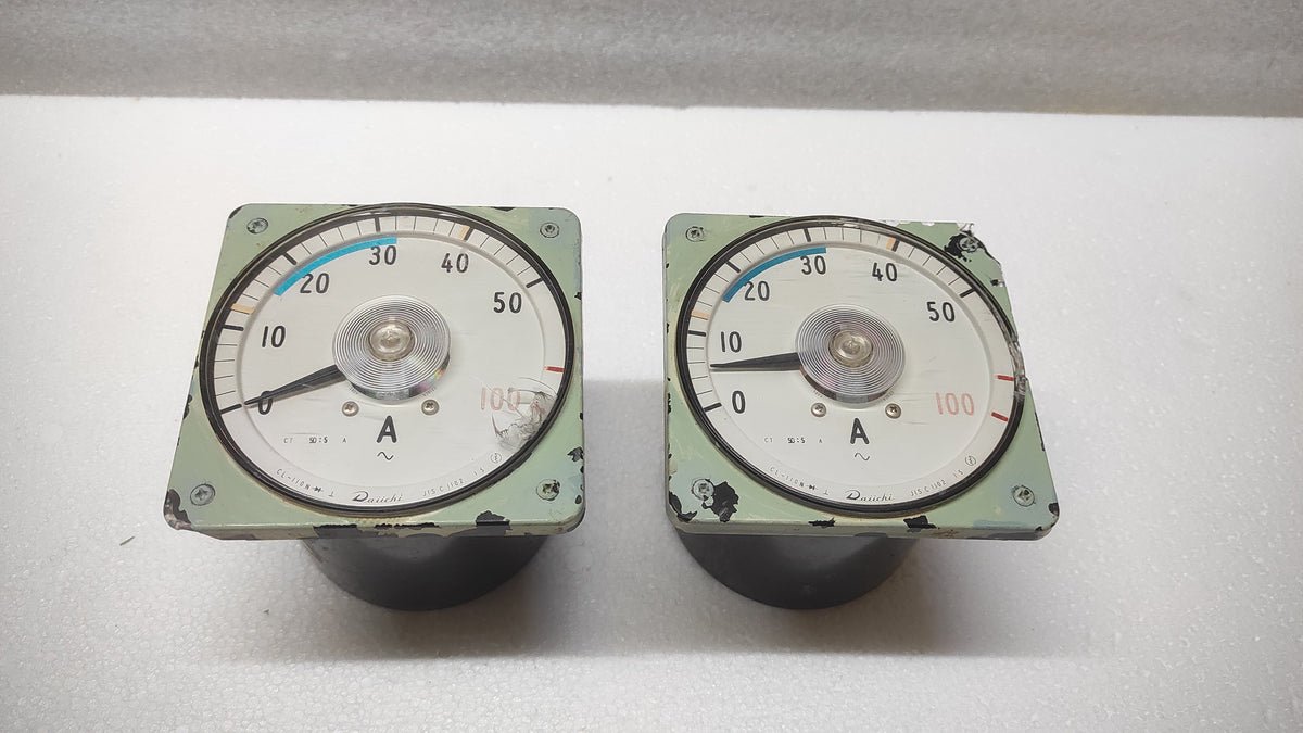 DAIICHI CL-110N AMMETER JIS C 1102 CT 50/5A