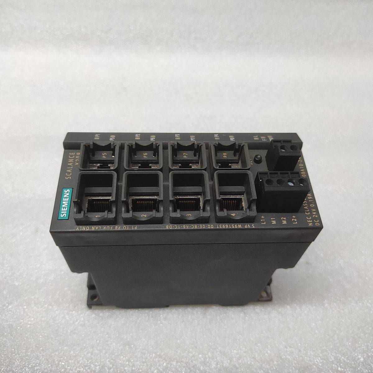 SIEMENS SCALANCE X208 6GK5208-0BA10-2AA3 ETHERNET SWITCH