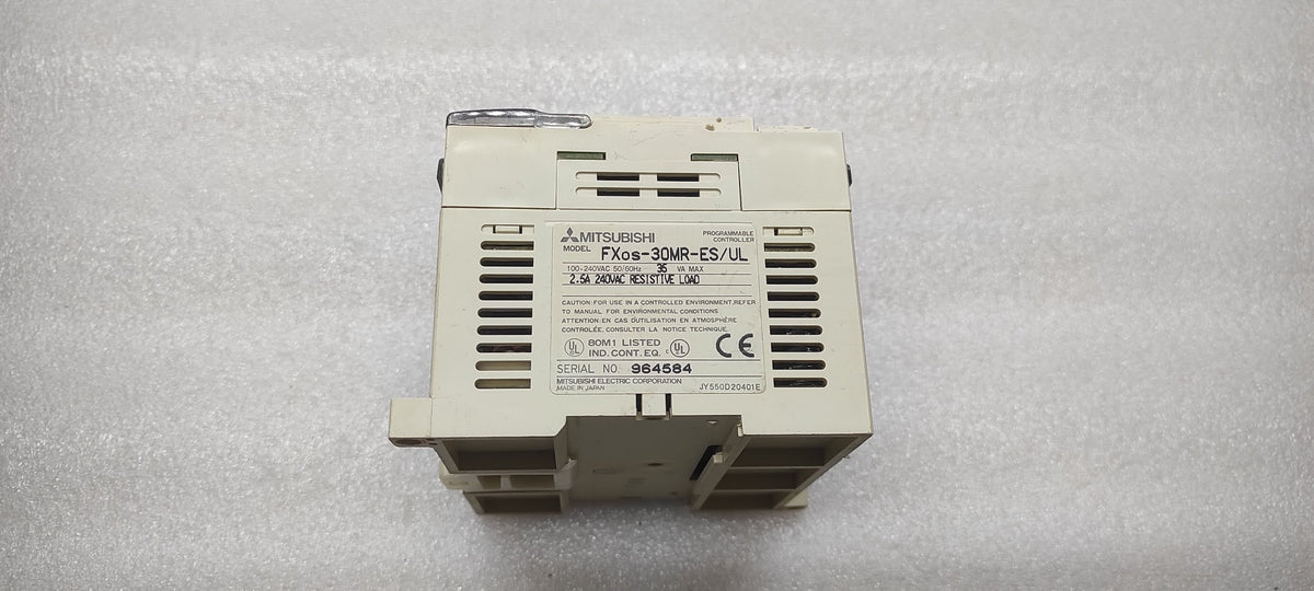MITSUBISHI FX0S-30MR-ES/UL PROGRAMMABLE CONTROLLER 100-240VAC