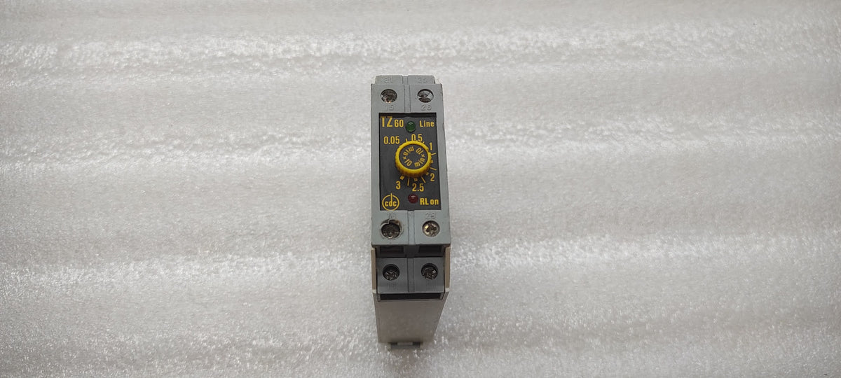 CDC TZ60 24V AC-DC 0.05-3 10MINUTE TIMER RELAY