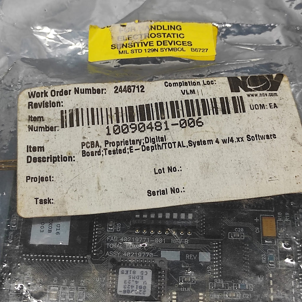 MD TOTCO STO2072-4 PCB 40219771-001 PC BOARD 40219770-001