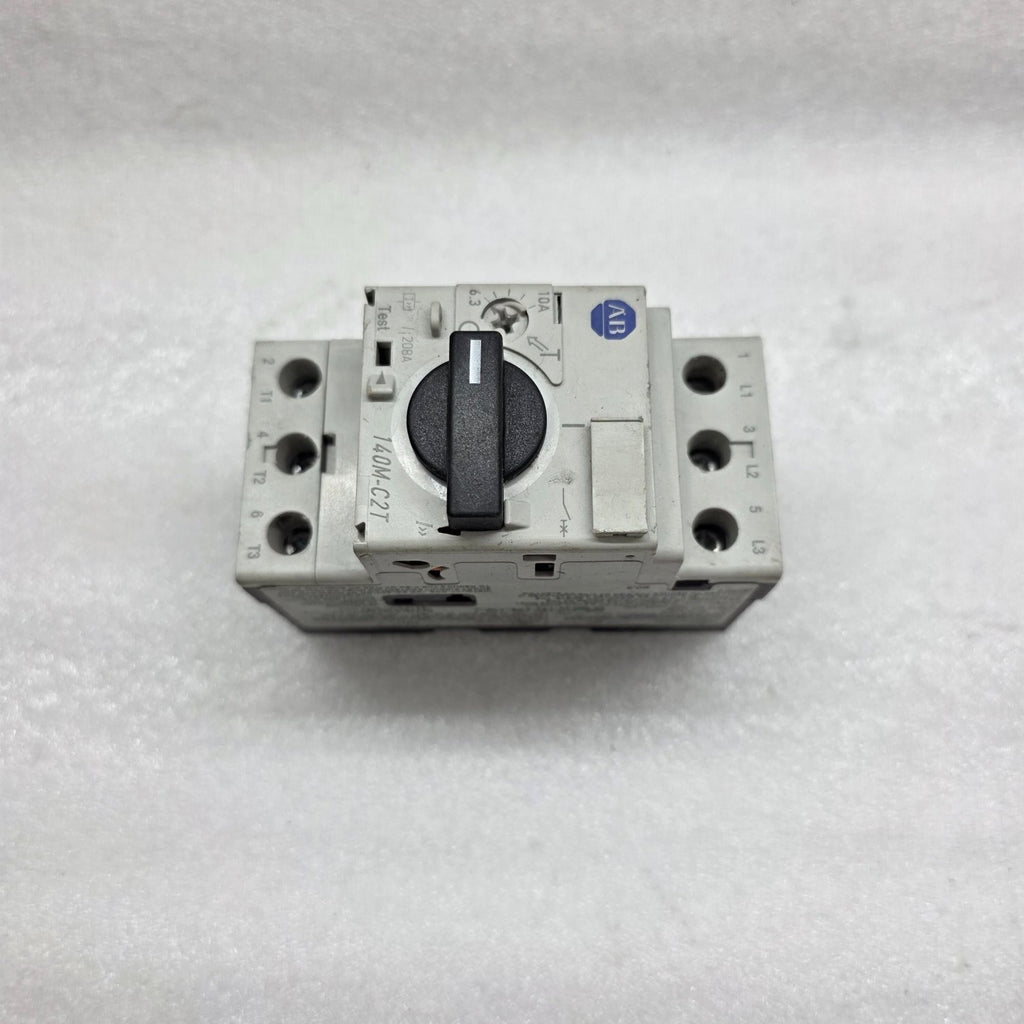 ALLEN BRADLEY CAT 140M-C2T-C10 SER C MOTOR CIRCUIT PROTECTOR 6.3-10 A