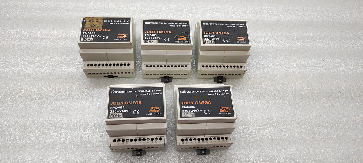 JOLLY OMEGA RELCO RM0485 SIGNAL CONVERTER 220-240V
