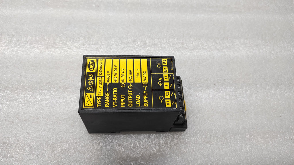 DEIF TAV-210DG/3 TRANSDUCER 0-600V 24VDC