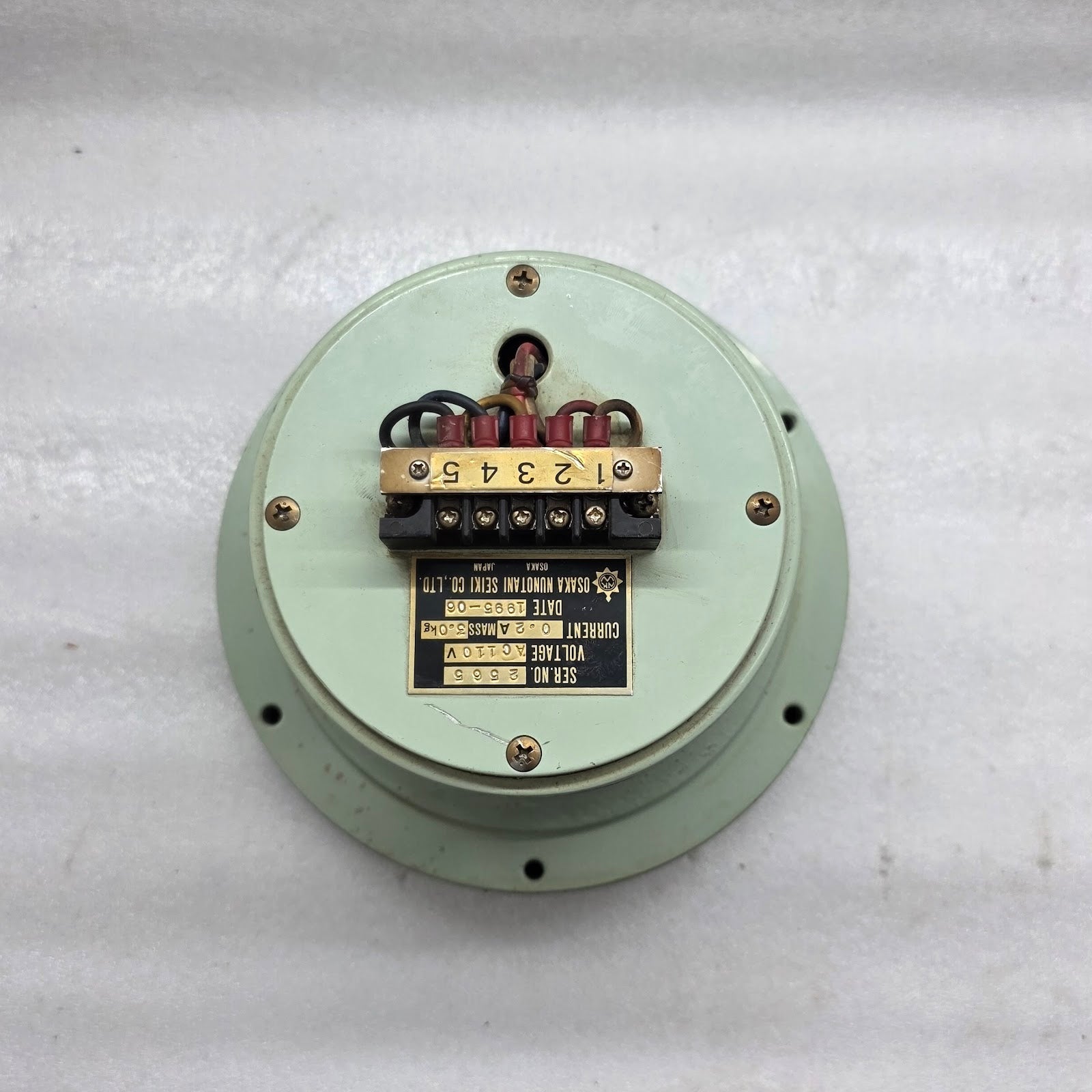 OSAKA NUNOTANI SEIKI RUDDER ANGLE INDICATOR 110V