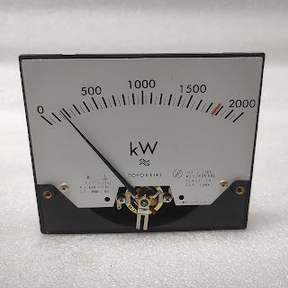 TOYO KEIKI ECF-12NZ KILOWATT METER PT 460/115V CT 3500/5A