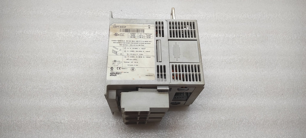 SPRECHER + SCHUH CAT CEP7-EEHF SOLID STATE OVERLOAD RELAY 30-150A