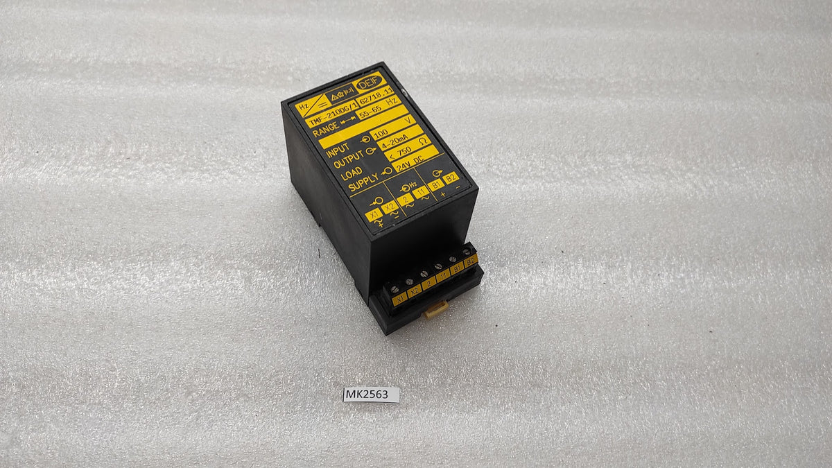 DEIF TMF-210DG/1 TRANSDUCER 55-665Hz 24VDC