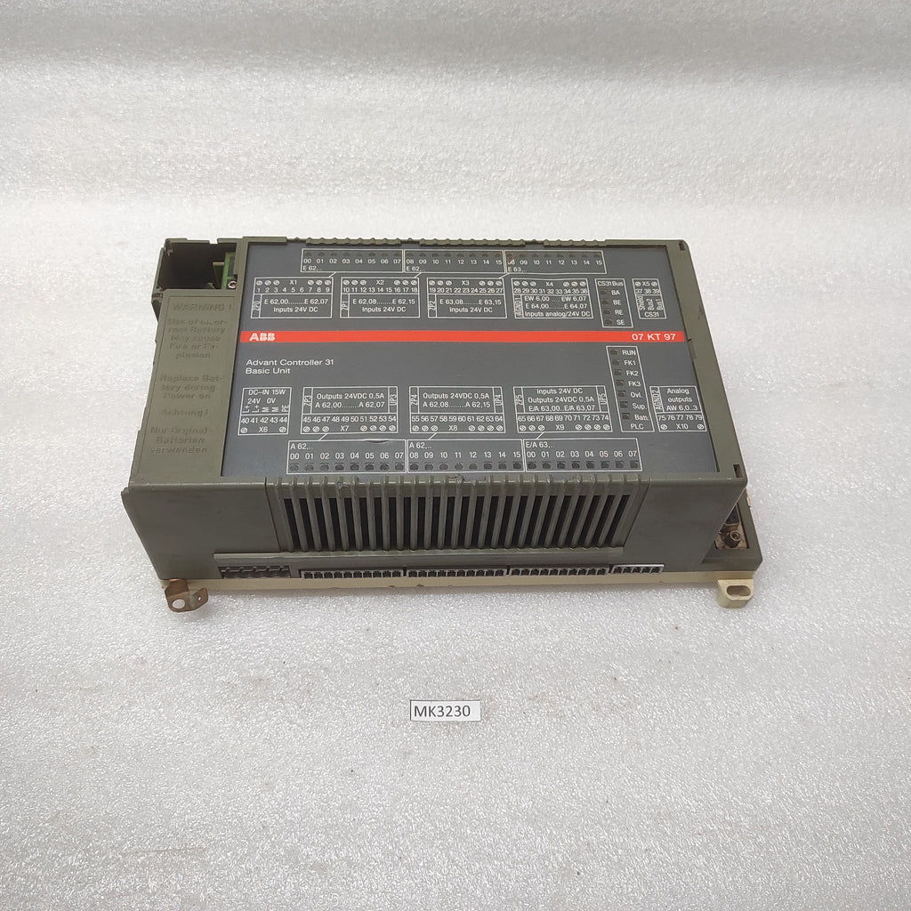 ABB 07KT97 ADVANT CONTROLLER 31 GJR5253000R0220 07KT97D