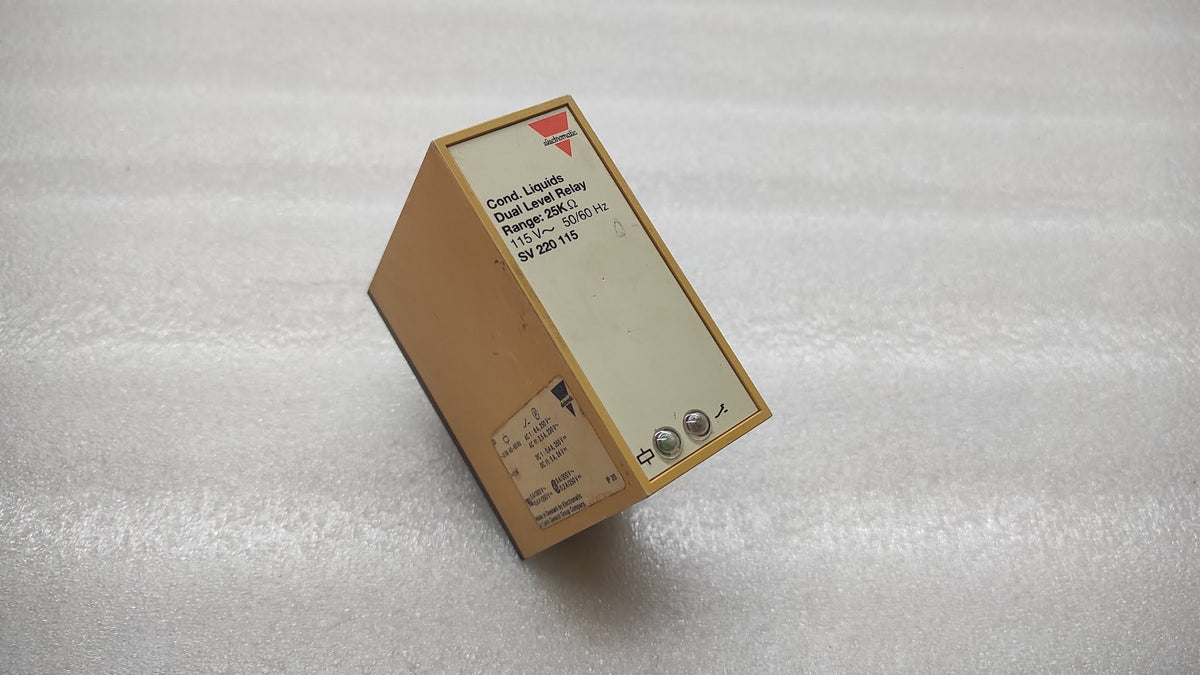 ELECTROMATIC SV 220 115 COND LIQUID DUAL LEVEL RELAY 115VAC SV220115