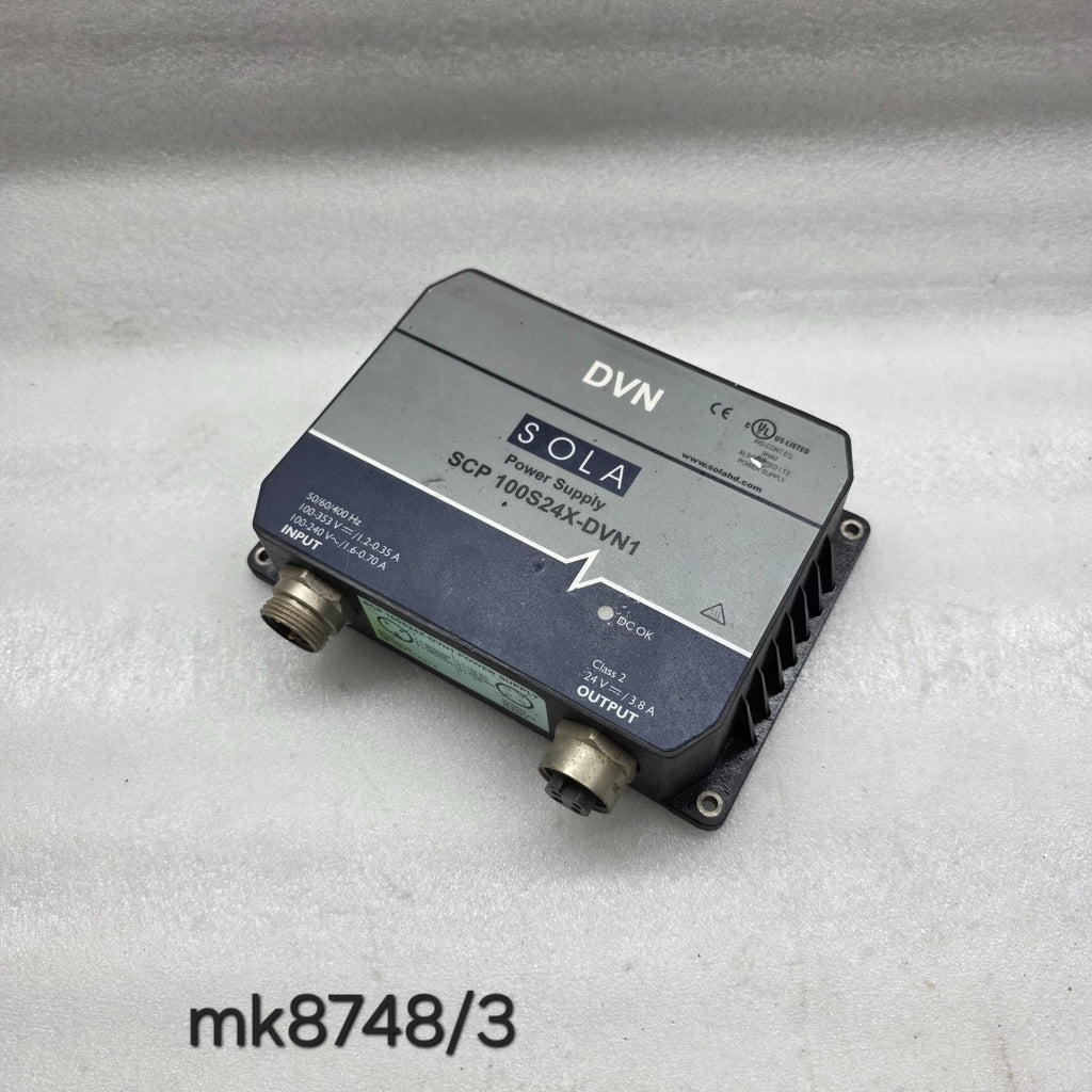 SOLA DVN POWER SUPPLY SCP 100S24X-DVN1 24VDC 3.8A