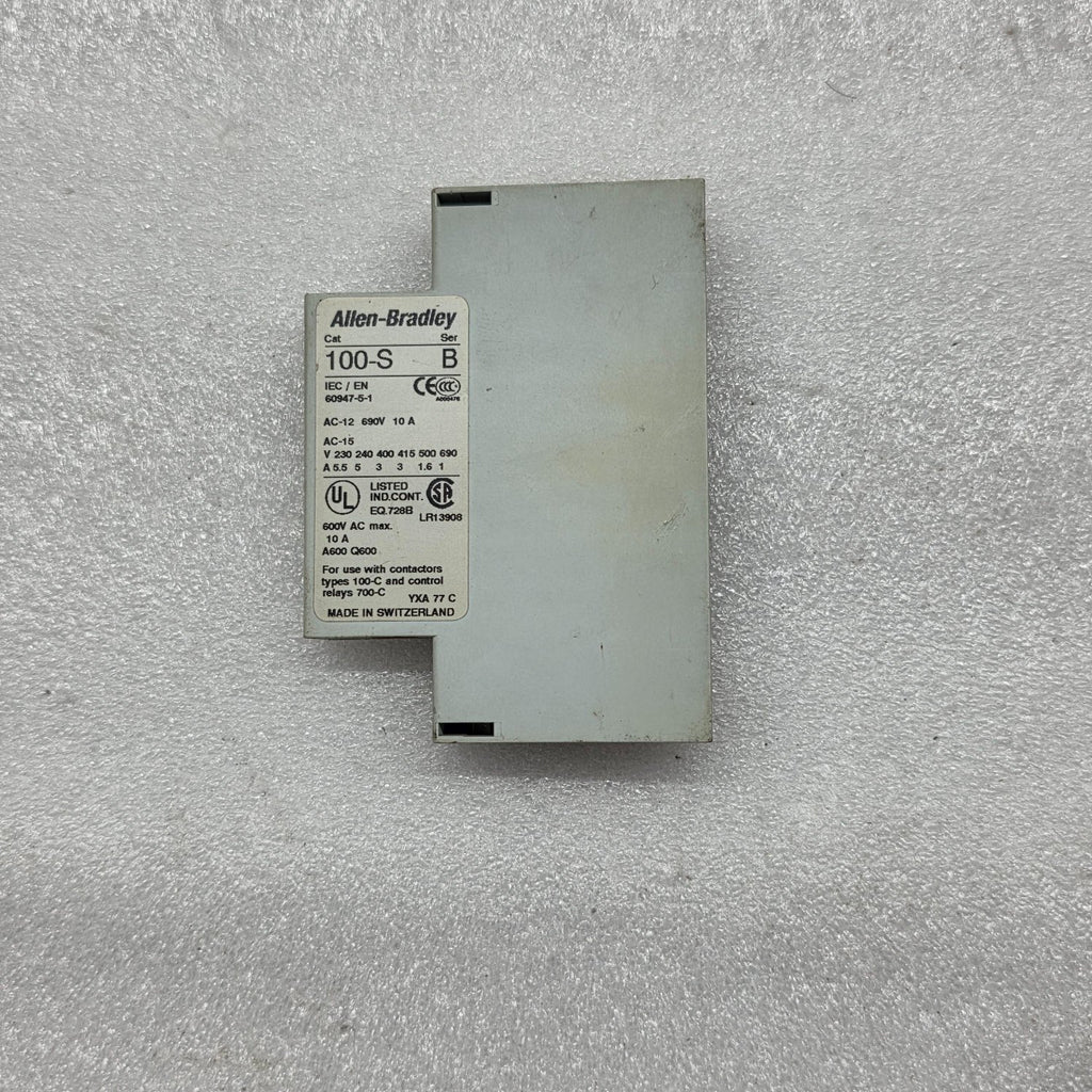ALLEN BRADLEY CAT 100-S AUXILIARY CONTACT LOT OF 3 UNIT
