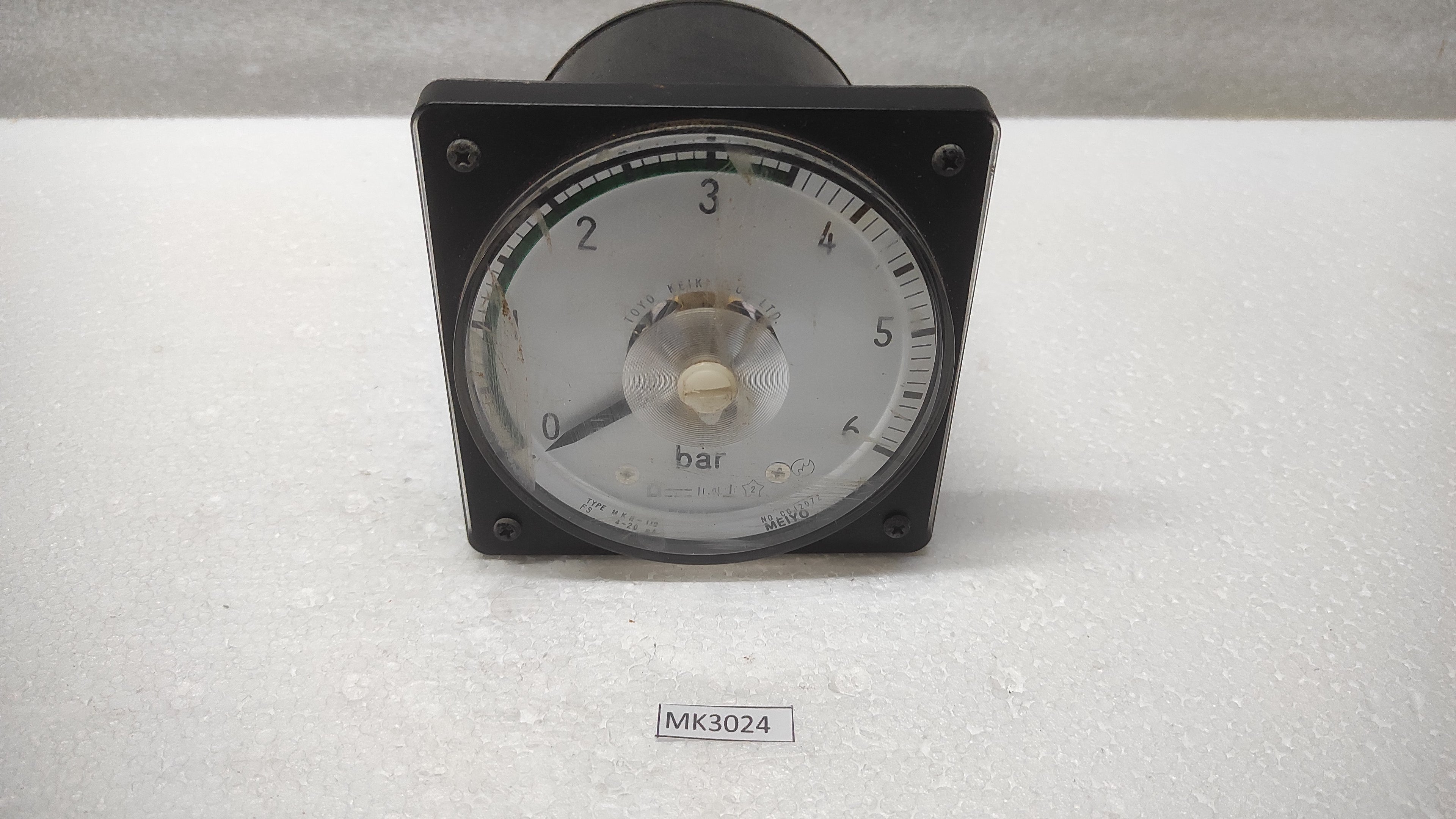TOYO KEIKI MKH-110 PRESSURE INDICATOR MEIYO 0-6 BAR