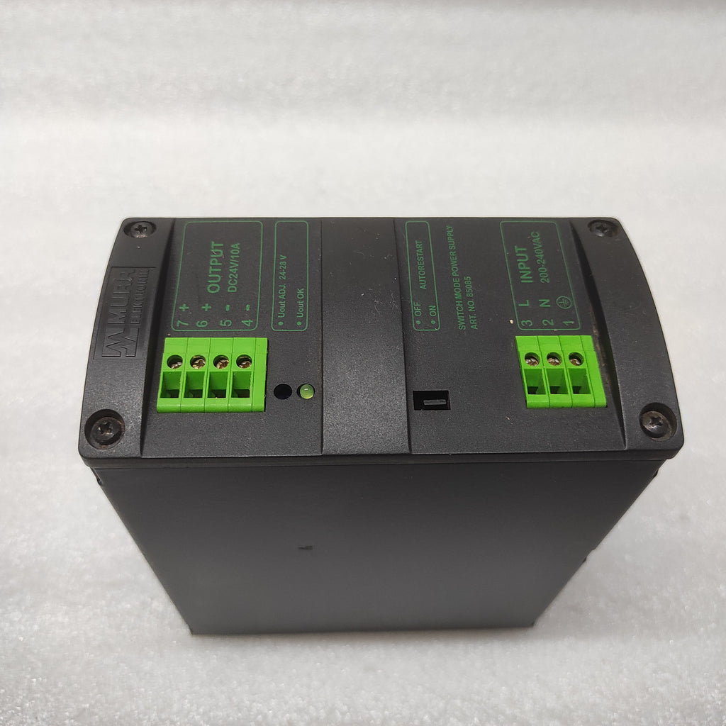 MURR ELEKTRONIK MCS10-230/24  POWER SUPPLY 85085 24VDC 10A