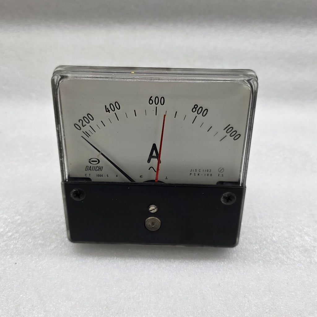 DAIICHI PSK-100 AMMETER CT 1000/5A 0-1000A