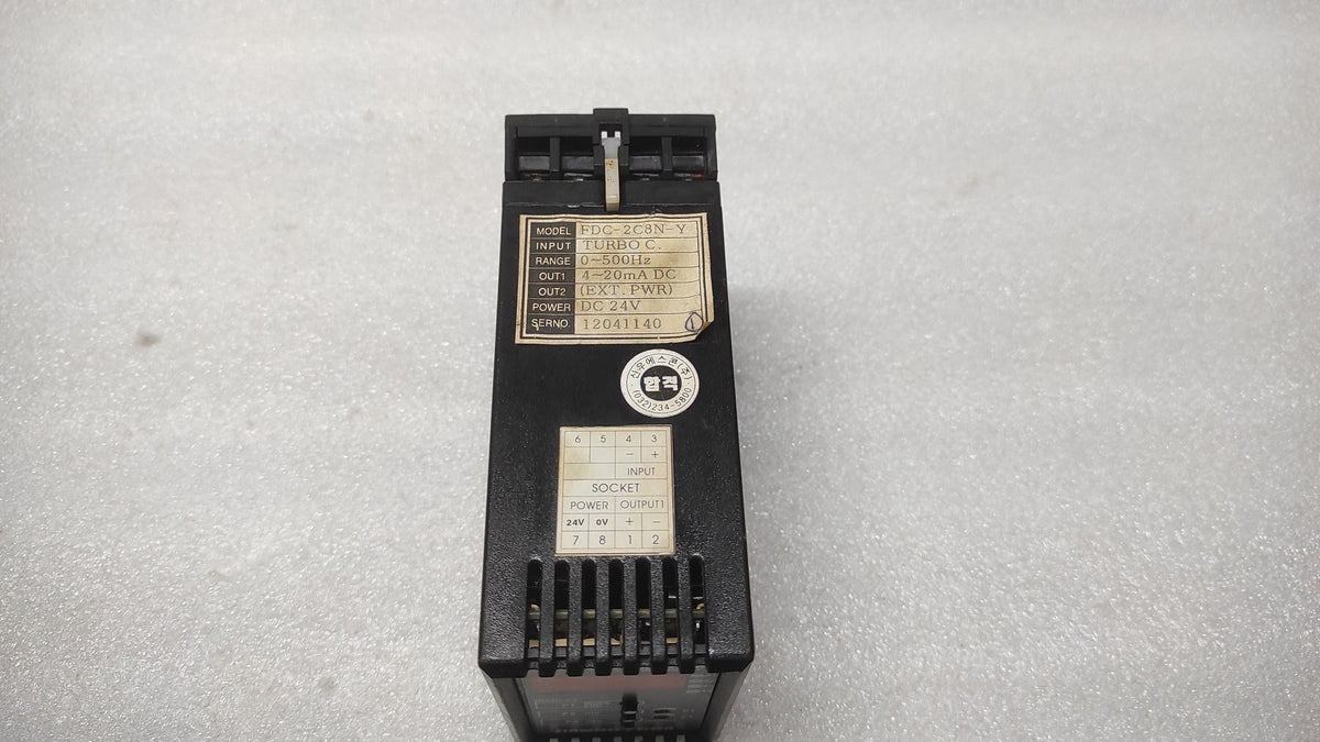 SINWOO S-CON FDC-2C8N-Y SIGNAL CONVERTER 24VDC