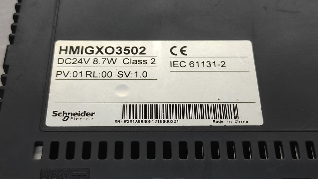SE HMIGXO3502 7" WIDE HMI DC24V