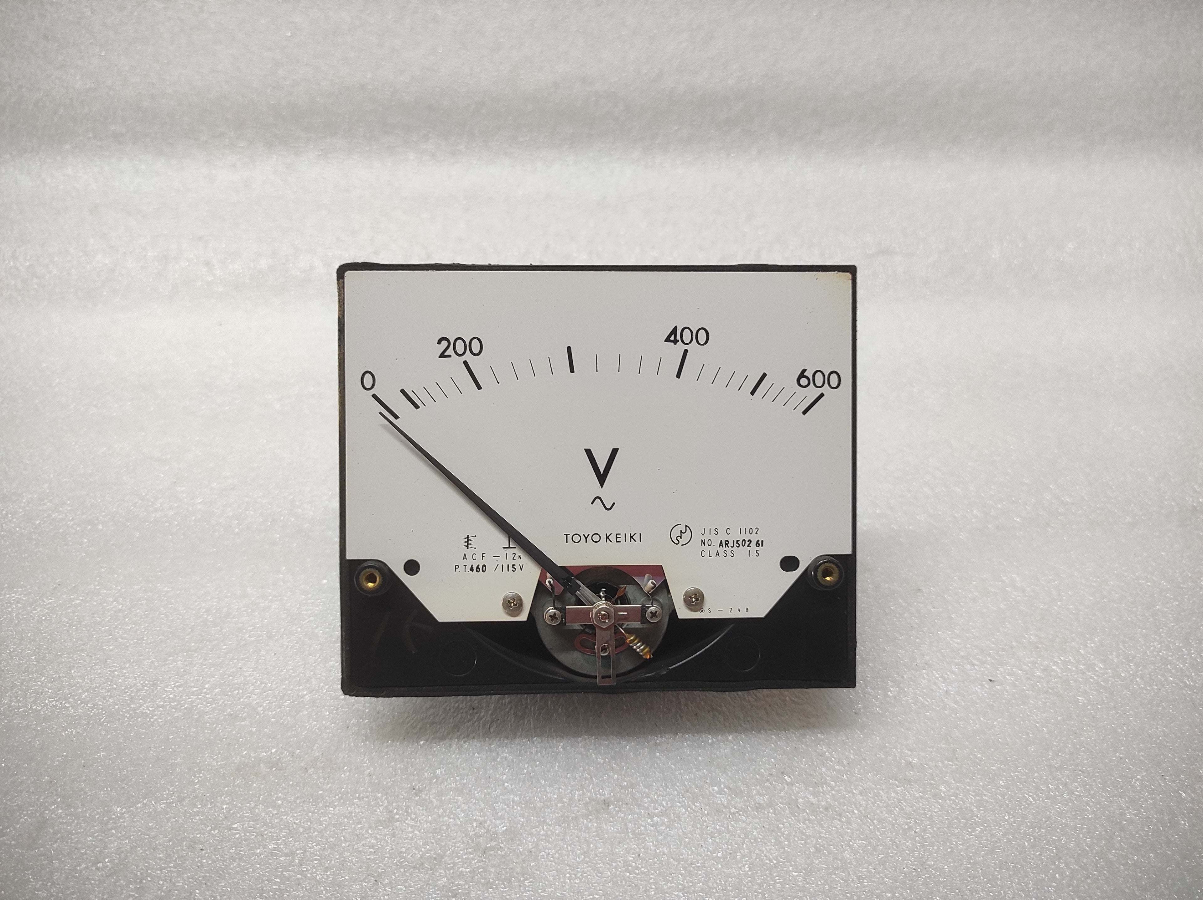 TOYO KEIKI ACF-12N VOLTMETER PT 460/115V